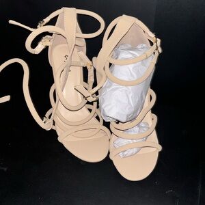 Size 7 beige heels